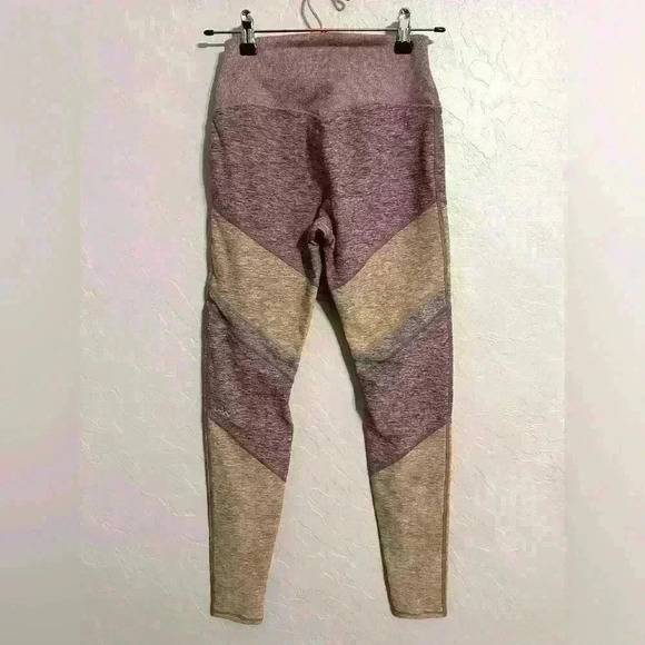 ALO Alosoft High Waist 7/8 Sheila Leggings in Berry And Gold Size Small - Picture 2 of 7